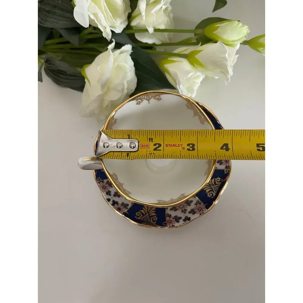 Royal Albert 100 Years Regency Blue Cup & Saucer Book